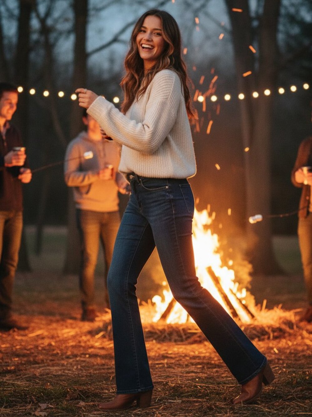 Veronica Beard Beverly Skinny Flare Jeans NWT Blue Size 28 Premium Denim